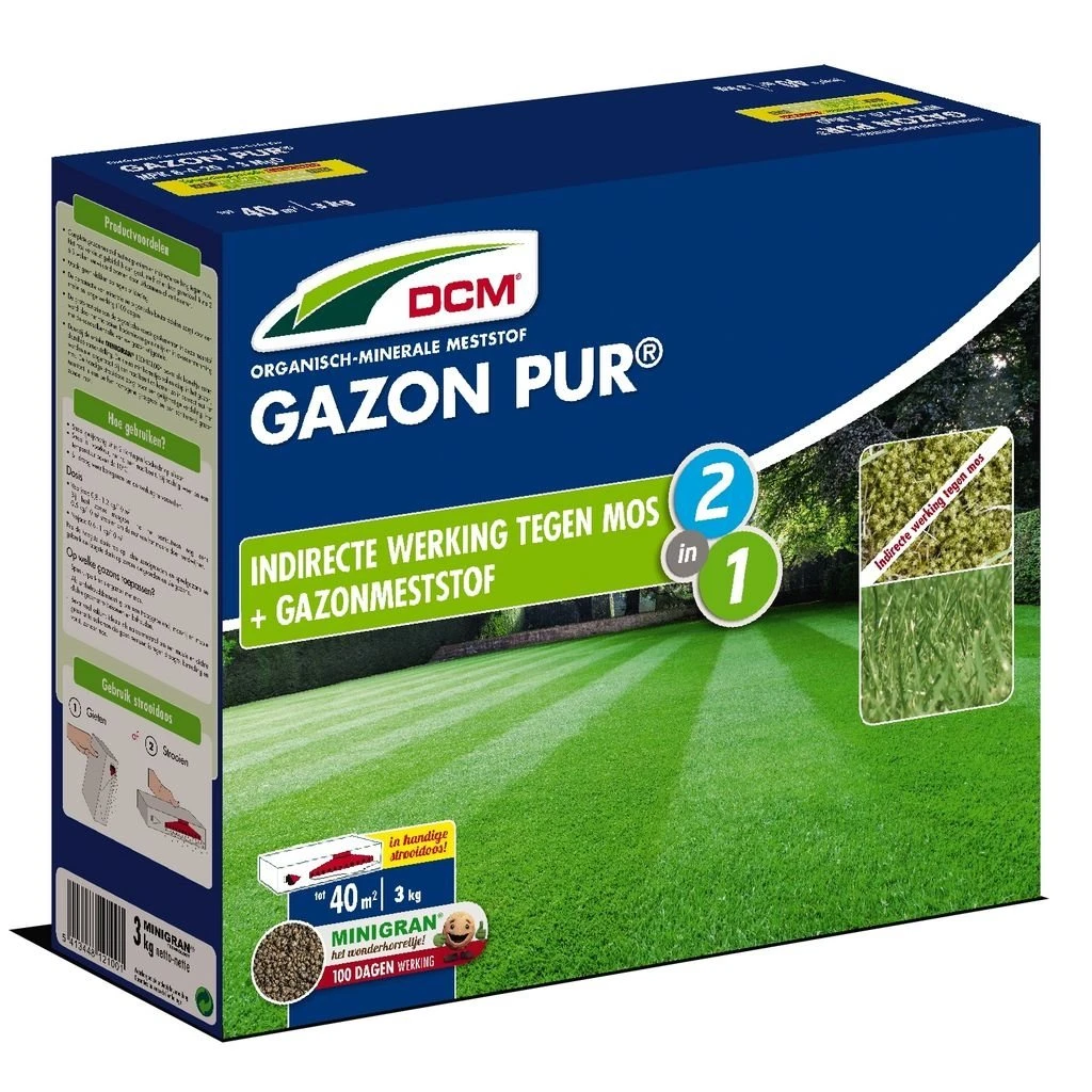 DCM Meststof Gazon Pur (MG) (3kg) (SD) 3 DCM Meststof Gazon Pur (MG) (3kg) (SD)