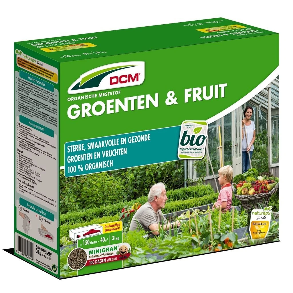 DCM Meststof Groenten & Fruit (MG) (3kg) (SD) 3 DCM Meststof Groenten & Fruit (MG) (3kg) (SD)