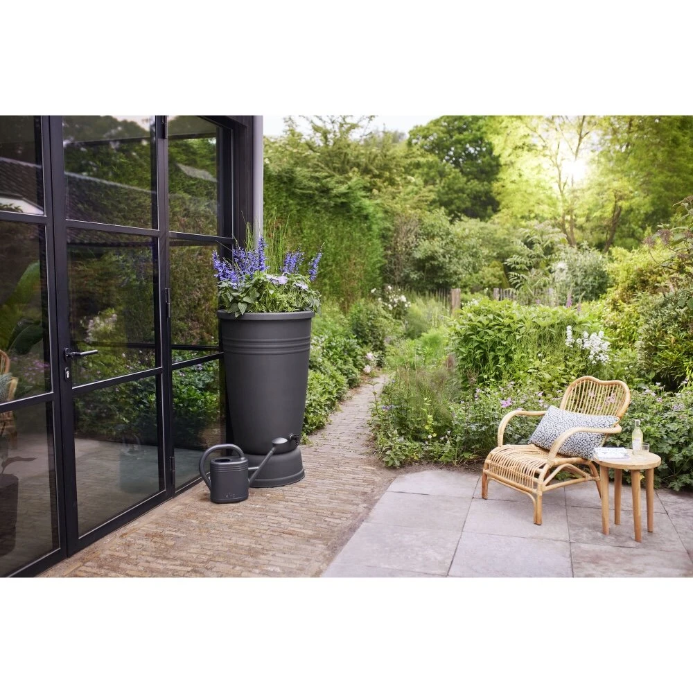 Elho Green Basics Regenton Plus 200ltr Zwart 4 Elho Green Basics Regenton Plus 200ltr Zwart - Afbeelding 2