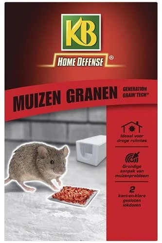 KB Muizen Lokdoos Granen 'Generation Grain'Tech' 2 Stuks 3 KB Muizen Lokdoos Granen 'Generation Grain'Tech' 2 Stuks
