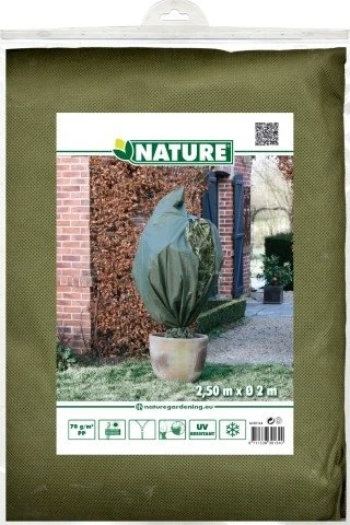 Nature Winterafdekhoes Met Rits Groen Ø200cmx2,50m 70 G/m² 3 Nature Winterafdekhoes Met Rits Groen Ø200cmx2,50m 70 G/m²