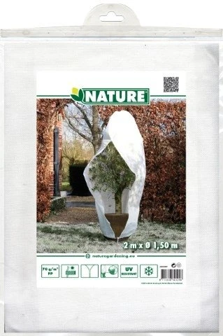 Nature Winterafdekhoes Met Rits Wit Ø150cmx2m 70 G/m² 3 Nature Winterafdekhoes Met Rits Wit Ø150cmx2m 70 G/m²