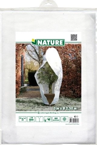 Nature Winterafdekhoes Met Rits Wit Ø250cmx3m 70 G/m² 3 Nature Winterafdekhoes Met Rits Wit Ø250cmx3m 70 G/m²