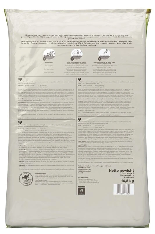 Pokon Gazonmest Met Kalk 3-in-1 250m2 4 Pokon Gazonmest Met Kalk 3-in-1 250m2 - Afbeelding 2